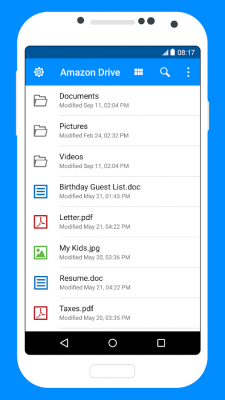 Screenshot of the application Amazon Drive - #5