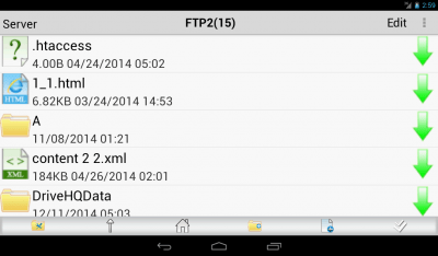Screenshot of the application FTP Sprite Pro - #4
