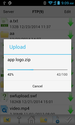 Screenshot of the application FTP Sprite Pro - #7