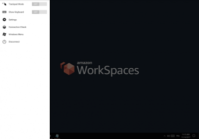 Screenshot of the application Amazon WorkSpaces - #5