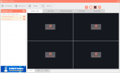 Screenshot of the application AtHome Camera - #1