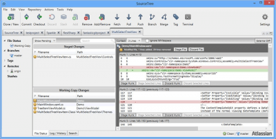 Screenshot of the application SourceTree for Windows - #1