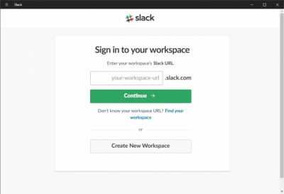 Screenshot of the application Slack for Windows - #1