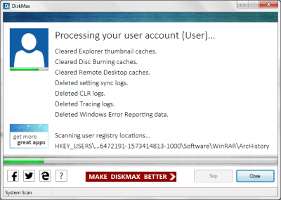 Screenshot of the application DiskMax - #2