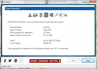 Screenshot of the application DiskMax - #3