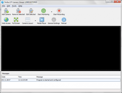 Screenshot of the application Perfect IP Camera Viewer - #1