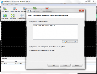 Screenshot of the application Perfect IP Camera Viewer - #4