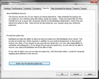Screenshot of the application BackBlaze - #4