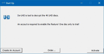 Screenshot of the application DeUHD - #4