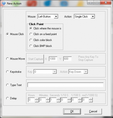 Screenshot of the application Mouse Macro Recorder - #1