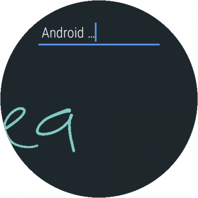 Screenshot of the application Google Handwritten input - #3