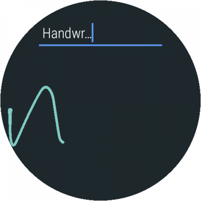 Screenshot of the application Google Handwritten input - #5