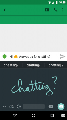 Screenshot of the application Google Handwritten input - #8