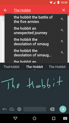 Screenshot of the application Google Handwritten input - #9