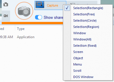 Screenshot of the application Screeny - #7