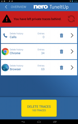 Screenshot of the application Nero Accelerator for Android - #2