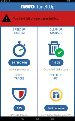 Screenshot of the application Nero Accelerator for Android - #6