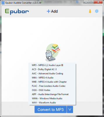 Screenshot of the application Audible Converter - #3