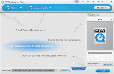 Screenshot of the application WonderFox Free HD Video Converter Factory - #1