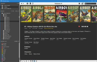 Screenshot of the application YACReader - #3