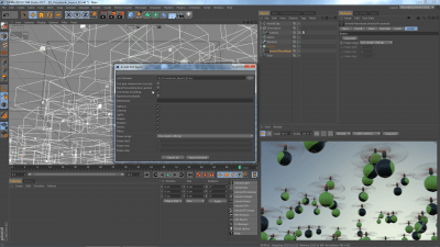 Screenshot of the application CINEMA 4D - #1