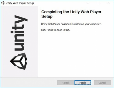 Screenshot of the application Unity Web Player - #2