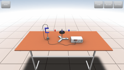 Screenshot of the application Moment of inertia of different bodies - #5