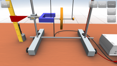 Screenshot of the application Maxwell's pendulum - #3
