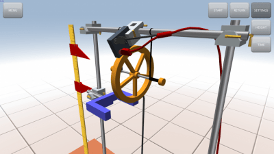 Screenshot of the application Maxwell's pendulum - #4