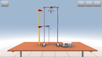 Screenshot of the application Maxwell's pendulum - #7