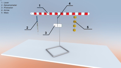 Screenshot of the application Levers of the first and second kind - #3