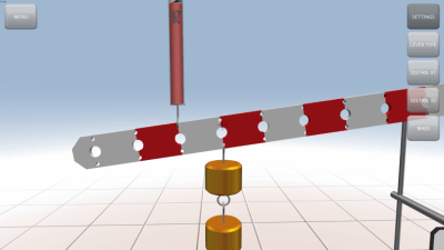 Screenshot of the application Levers of the first and second kind - #4