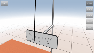 Screenshot of the application Levers of the first and second kind - #6