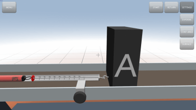 Screenshot of the application Static and dynamic friction - #6