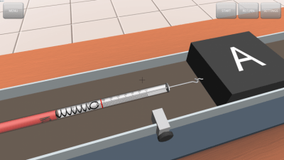 Screenshot of the application Static and dynamic friction - #7