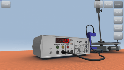 Screenshot of the application Twisting rods - #3