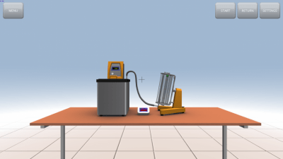 Screenshot of the application Drop ball viscometer - #4