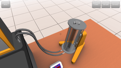 Screenshot of the application Drop ball viscometer - #8