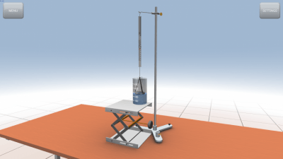 Screenshot of the application Surface tension - #7