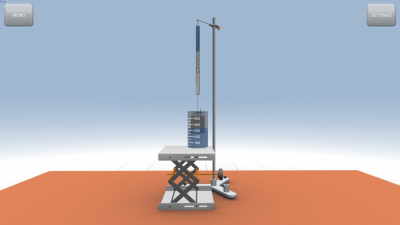 Screenshot of the application Archimedes' law - #7