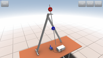 Screenshot of the application Boat reversible pendulum - #3