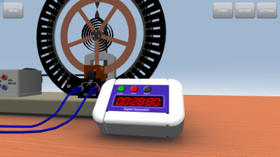 Screenshot of the application Paul's Torsion Pendulum - #5