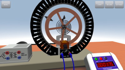 Screenshot of the application Paul's Torsion Pendulum - #7