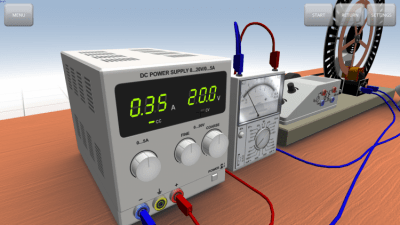 Screenshot of the application Paul's Torsion Pendulum - #8