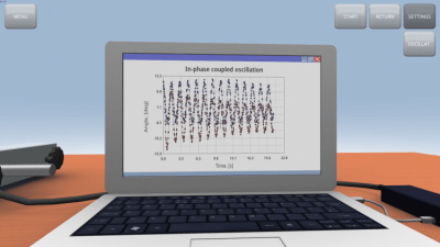 Screenshot of the application Related fluctuations - #4