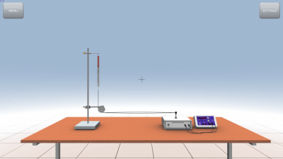 Screenshot of the application Mechanical waves - #7