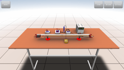Screenshot of the application The speed of sound in air - #6
