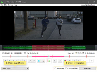 Screenshot of the application Free Video Editor - #2
