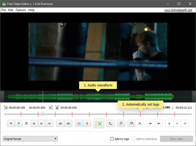 Screenshot of the application Free Video Editor - #5