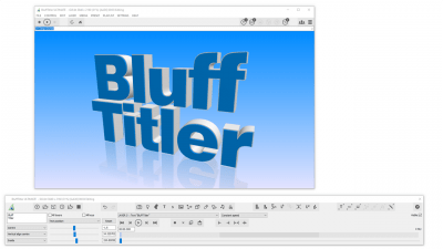 Screenshot of the application BluffTitler - #2